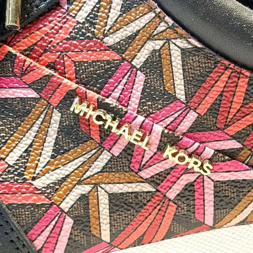 Michael Kors Allie Sig Semi Lux Sneakers Brown Multi